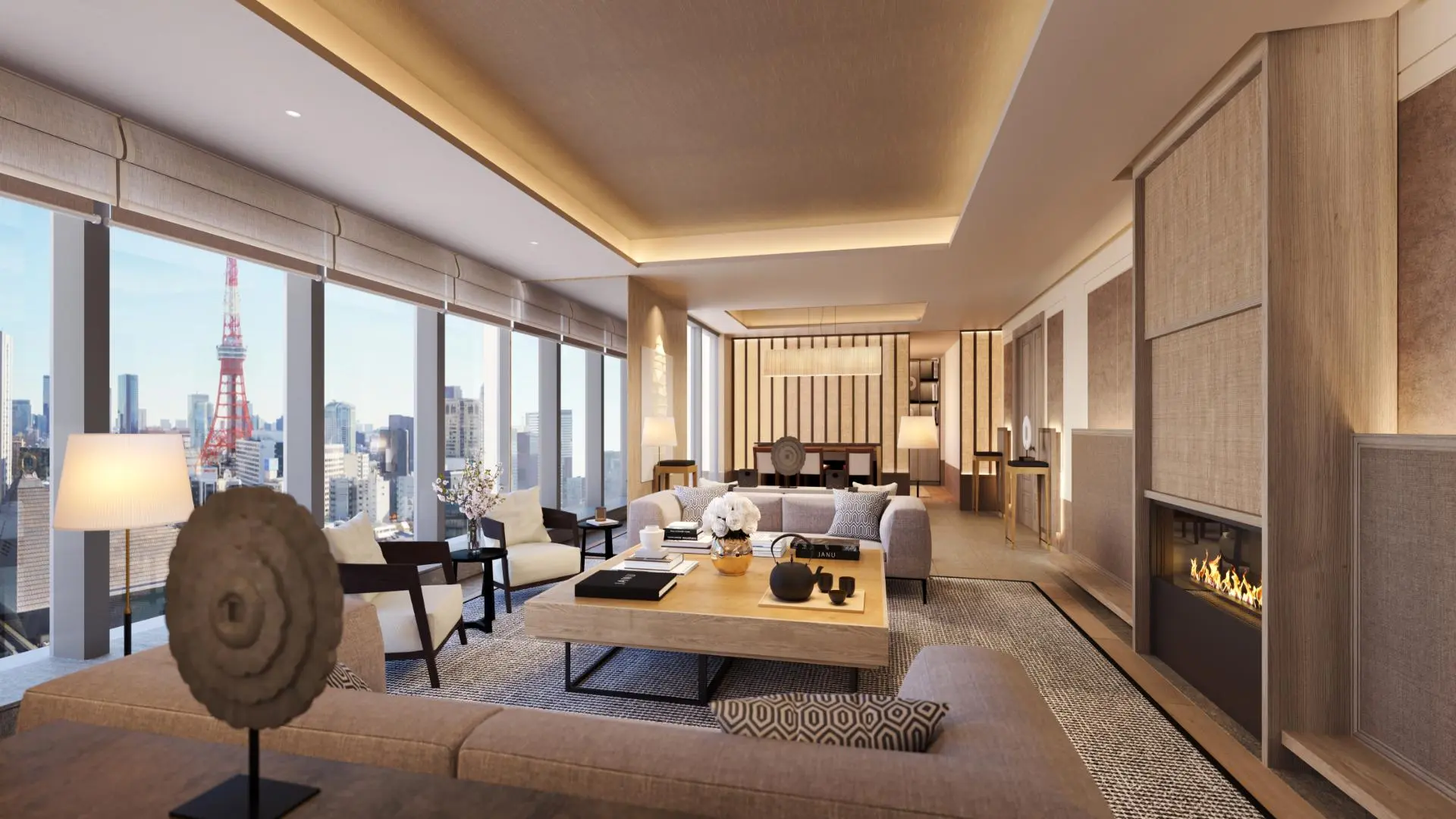 4-Bedroom Penthouses at Aman Residences Dubai — High-Floor Skyline View — view 2