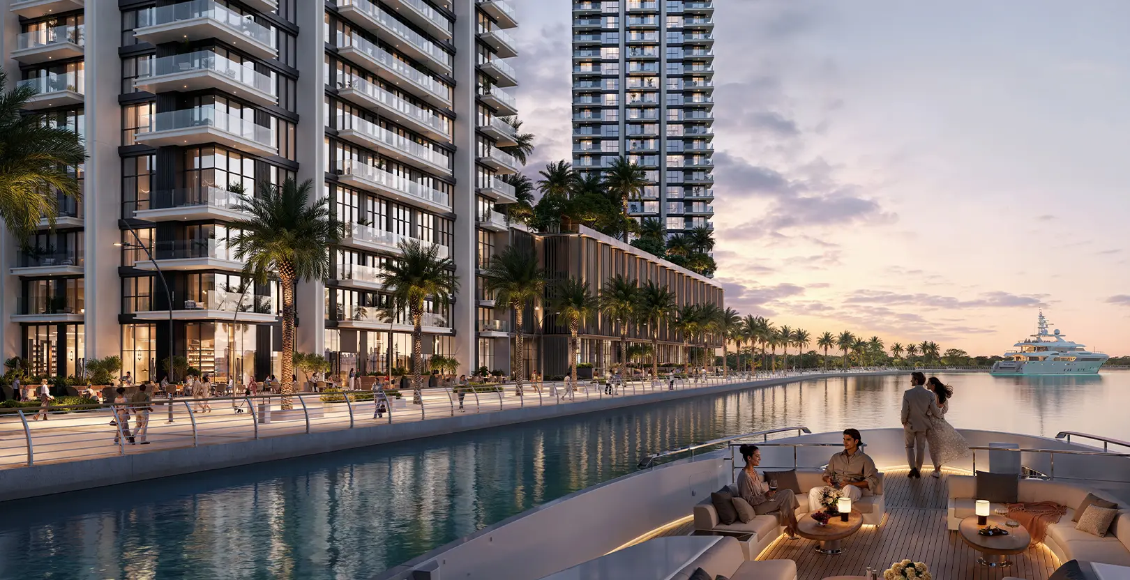 3-Bedroom Apartments at Creek Bay at Dubai Creek Harbour — High-Floor Skyline View — view 1