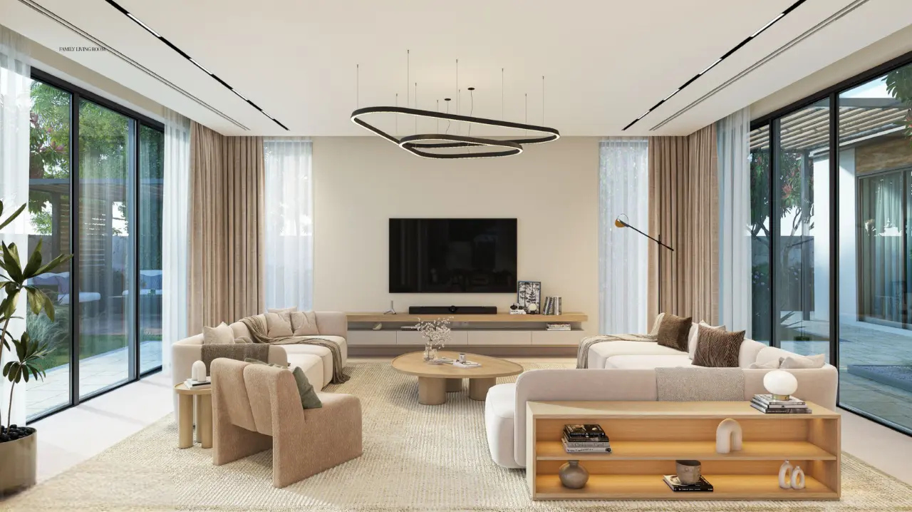 4-Bedroom Villas at Hudayriyat Beach Villas — High-Floor Skyline View — view 4