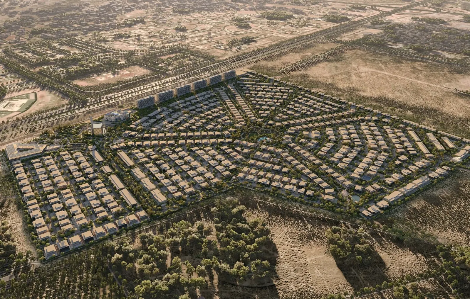 5-Bedroom Villas at Sunrise Valley at Tilal Al Ghaf — High-Floor Skyline View — view 4