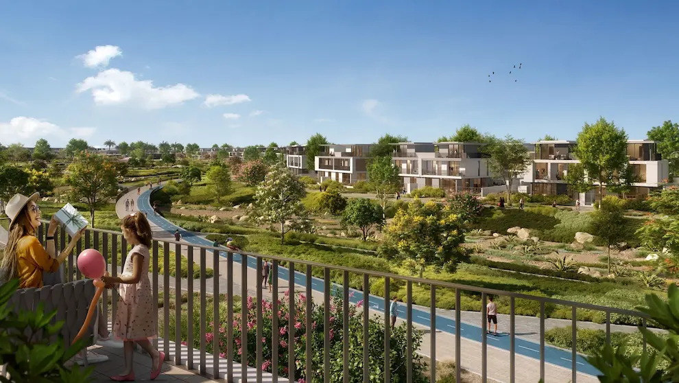 4-Bedroom Villas at The Valley by Emaar — High-Floor Skyline View — view 1