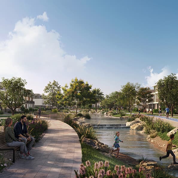 4-Bedroom Villas at The Valley by Emaar — High-Floor Skyline View — view 5